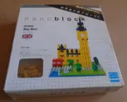 Kawada Big Ben NBH 029 Nanoblock 450 Piece Building Blocks Micro-Sized