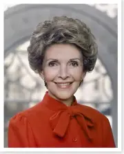 First Lady Nancy Reagan 1983 Official White House Color 8x10 Silver Halide Photo