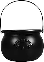 IMIKEYA Halloween Cauldron Candy Bowl Plastic Trick Treat Holder Versatile Storage Pot for Halloween Decor Party Supplies and Candy Storage