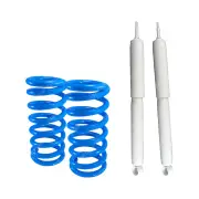 Rear Raised HD Gabriel Ultra LT Shocks Lovells Springs for Landcruiser FZJ HZJ80
