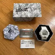 NIB Casio G-SHOCK limited edition ILLEST DW-6900FSFAT2-7CU fatlace #3230