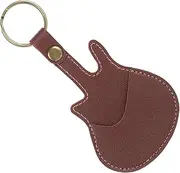 HAMPPLIES Guitar Holder Bag with Chain Portable Guitar Plectrum Protector Compact Storage