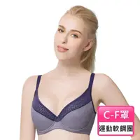 在飛比找momo購物網優惠-【Swear 思薇爾】流動光影系列C-F罩軟鋼圈運動女內衣(