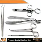 Dentistry Kit Instruments Aspirating Syringe Extraction Forceps Dressing Forceps