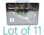 RC-411 Rosewill Gigabit PCle IEEE802.3 RJ45 LAN Card - 11PCS