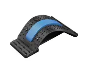 Back Stretcher, Lumbar Back Cracker Board Pain Relief Device, Multi-Level Back Massager Lumbar, Pain Relief for Herniated Disc, Sciatica - Blue