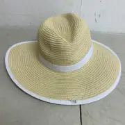 Calia Women's Calia Sedona Hat Natural White CAC2308 One Size (OSFM) Brand New