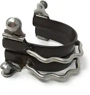 AJ Tack Wholesale Humane Sidewinder Horse Barrel Racing Bumper Spurs Antique Brown