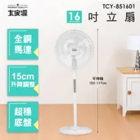 在飛比找PChome24h購物優惠-大家源 16吋立扇 TCY-851601