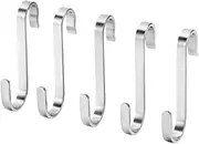 [IKEA] 203.349.22 KUNGSFORS S-Hook, Stainless Steel, 2 1/4" Height, 9 lb Maximum Load/Hook, Use The Hooks to Store Your Kitchenware On The Wall and Fit More Into Your Cabinets and Drawers