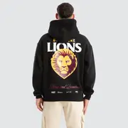 [Nena and Pasadena AFL] Brisbane Lions AFL Season Hoodie Jet Black