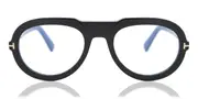 Tom Ford FT5756-B Blue-Light Block 001 Men's Glasses Black Size 53 - Private Health Rebate - Blue Light Block Available