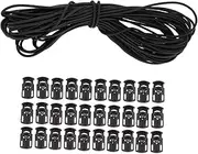 Ciieeo Elastic Luggage Straps Set Round Elastic Rope Spring Buckle Suitcase Strap Bungee Cord Small Bungee Cords DIY Clothing Luggage Accessories