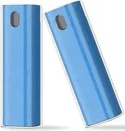 2 Pcs Fingerprint Proof Cleaner, 3 in 1 Touchscreen Mist Spray Wipe Cleaner Soft Fiber Flannel, Safe for All Phones Glasses Tablet Laptop TV Watch Screens (Blue)