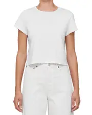Agolde Adine Cotton Shrunken Tee