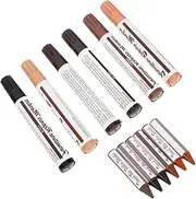 ERINGOGO 12Pcs Wood Repair Markers Touch Up Pens Easy to Use Furniture Scratch Repair Kit for Wood Floors Tables and Doors Color Matching for Home Repairs