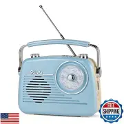 Wenpzeray Shortwave AM FM Radio, Retro Receiver Bluetooth Speaker Great Recep