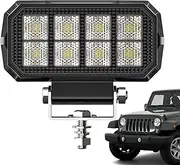 Pod Lights - 3.5 Inch Waterproof Square LED Boat Lights,Shockproof Offroad Lighting For Truck Motorcycle Golf Cart Trailer Tractor Snow Plow Camping