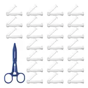 Piglets Umbilical Cord Clamp Kitten Whelping Kit Puppy Umbilical Clip Livestock Whelping Tool Pet Whelping Kit Assorted Color 15x7cm