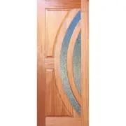 Woodcraft 2040 x 820 x 40mm Entrance Door F45 Diamond Safety Glass