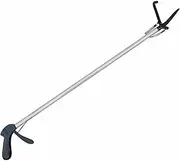 Snake Grabber Tool 72Inches, Professional Extra Heavy Duty Foldable Stainless Steel Snake Catcher Tool Picker Snake Stick Reptile Grabber White jaw handling Tool