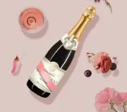 6 Pack Auvitis Count Natural Sparkling 750Ml Bottle Pink Wine Non Alcoholic