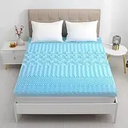 Daseeme 7 Zone Memory Foam Topper Mattress Toppers Cool Gel Pad Mat Medium Firm 8cm Thick