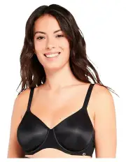 [Sans Complexe] Perfect Curves Wired Minimiser Bra with Lace in Black