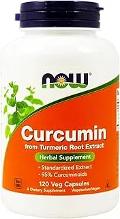 NOW Foods Curcumin 120 Vegicaps (Pack Of 2)