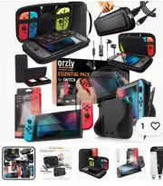 Switch Accessories Bundle - Orzly Essentials Pack for Nintendo switch OLED Ca...