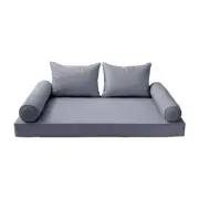 *COVER ONLY*-Style 4 Daybed Mattress Bolster Pillow Covers Same Pipe Twin-AD001