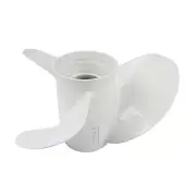 Boat RH Propeller White 13" Diameter for Yamaha Outboard Engines 130HP Aluminum