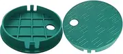 2 Pcs Sprinkler Valve Box Cover Valve Box Cover Lid Replacement for Circular Sprinkler System Irrigation Control Valve Inner Diameter 5.5-inch