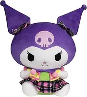 Hello Kitty and Friends, 12-Inch Kuromi Neon Plush - Officially Licensed Sanrio Product from Jazwares - Ages 6+