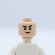 HEAD -DUAL Chin Dimple Frown Angry Bruce Wayne / Shang Chi LEGO® Minifigure Part