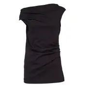 [Dries Van Noten] One Shoulder Drape Top