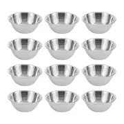 12PK Lemon & Lime High-Quality Durable Stainless Steel Sleek Mixing Bowl 24cm