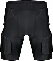 [TUOYR] Padded Compression Shirt Chest Protector Undershirt for Football Soccer Paintball Shirt