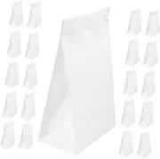 TOKIDNY 100pcs Paper Vomit Bag Motion Puke Bags Sickness Nausea Coated