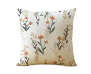 Pillow Cushion Pillow Cover Flower Linen Pillow Cushion Sofa