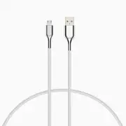 Cygnett CY2689PCCAM Micro USB to USB-A Braided White 2m Cable