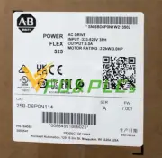 New Factory Sealed AB 25B-D6P0N114 PowerFlex 525 AC Drive &