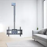 360° Manual Rotation TV Lift - Adjustable Ceiling TV Mount Bracket - Fits 26-70 Inch LED Screen TVs, TV Wall Mount, Motorized Riser Mount with Remote Control, Motorized Ceiling Mount(40cm)