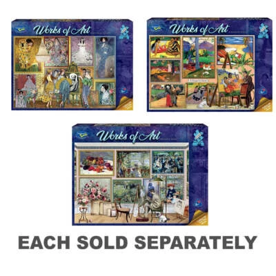 Holdson Works Of Art 1000 Pieces Premium Quality Jigsaw Puzzle Ages 8+ and Up