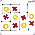 [PERFKTW] TIC TAC TOE GAME, FUNNY XO TOYS, STRATEGY GAMES,家庭