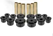 Muzhen Store KJ02008BK Leaf Spring Eye Bushings Compatible with Cherokee, Compatible with Wagoneer & Compatible with Comanche Trucks12 Polyurethane Bushings + 6 Metal Sleeves