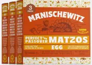 (3 Pack) Manishewitz Passover Egg Matzo, 10.5oz Ea, Thin, Crisp & Light Texture