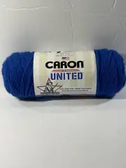 Caron United Yarn 1 Skein Royal Blue 4 Oz