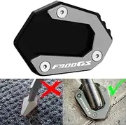 Modeer Motorcycle Kickstand shoe Side Stand Enlarge Extension Pad Compatible with B&M&W F900GS 2024 | F900GS Adventure 2024 CNC f 900 gs f900 gsa Accessories (gray-2)