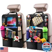 Helteko Backseat Car Organizer, Kick Mats Back Seat Protector with Touch Scre